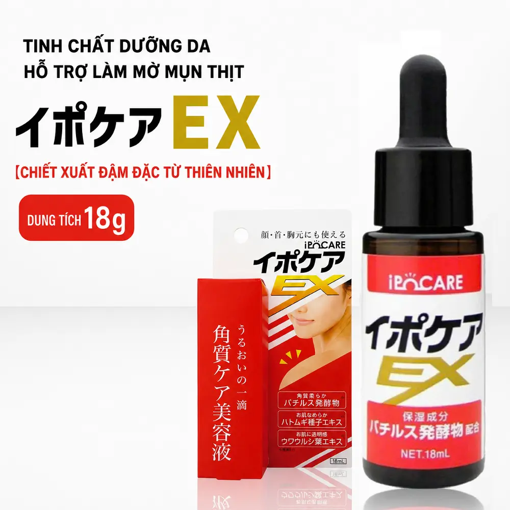 Serum Chăm Sóc Vùng Da Sần Sùi, Mụn Thịt, Mụn Cóc Ipocare Ex Nhật Bản